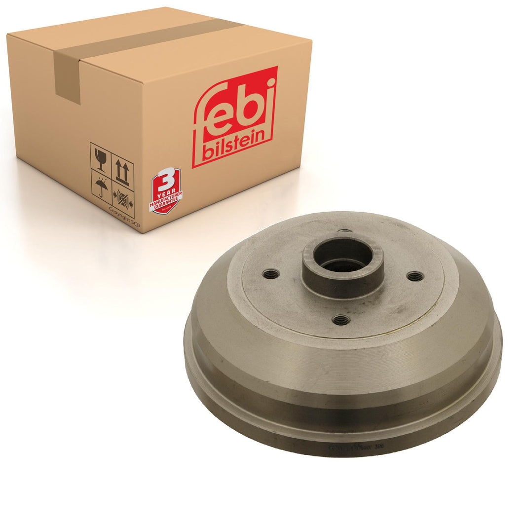 Rear Brake Drum Fits Vauxhall Corsa A B Vita OE 418117 Febi 02048