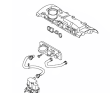 Load image into Gallery viewer, Crankcase Breather PCV Valve Kit Audi TT A3 TFSI VW Golf Gti MK5 MK6 Febi 107189