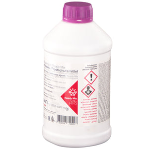 1Ltr Violet Coolant Antifreeze Ready Mix G12 Fits Audi BMW Seat VW Febi 172009