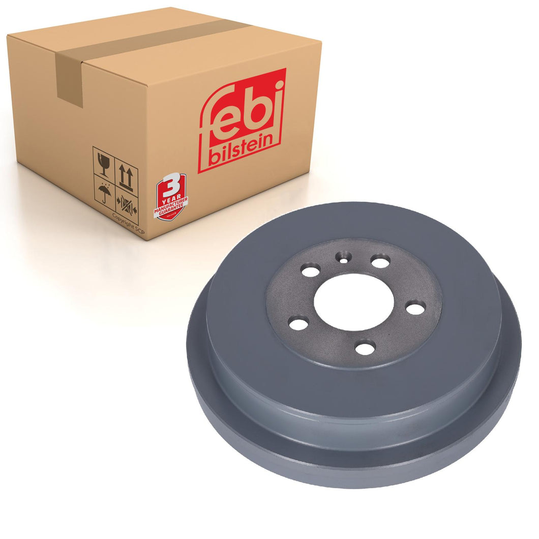 Brake Drum Fits VW Polo Mk5 Skoda Rapid OE 6RU 609 617 A Febi 178513