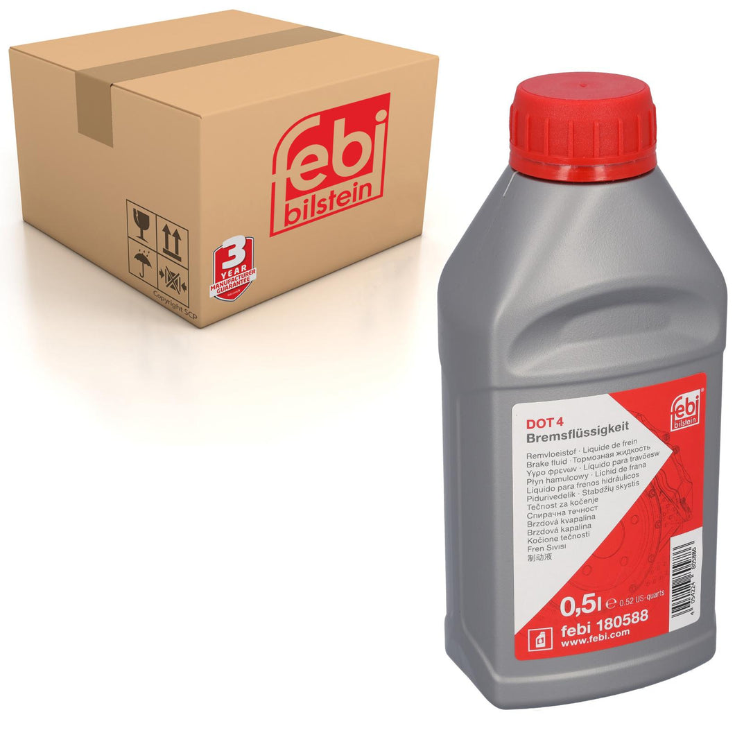 Brake Fluid Fits VW OE B000700A1 Febi 180588