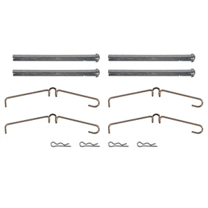 Front Brake Pad Fitting Kit Fits Jaguar E-Type Volvo 240 260 Febi 181998
