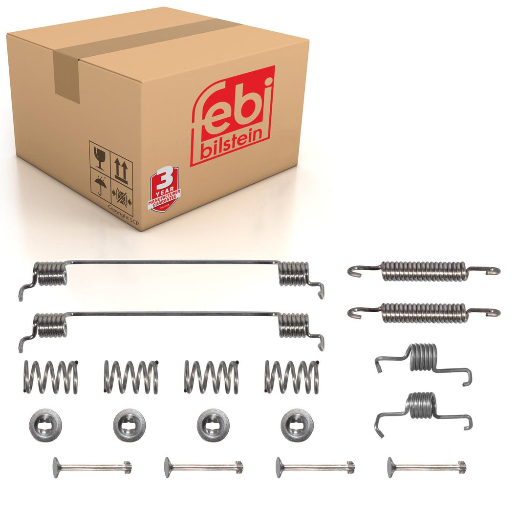 Rear Brake Shoe Fitting Kit Fits Lancia Ypsilon Renault Clio Logan Febi 182077