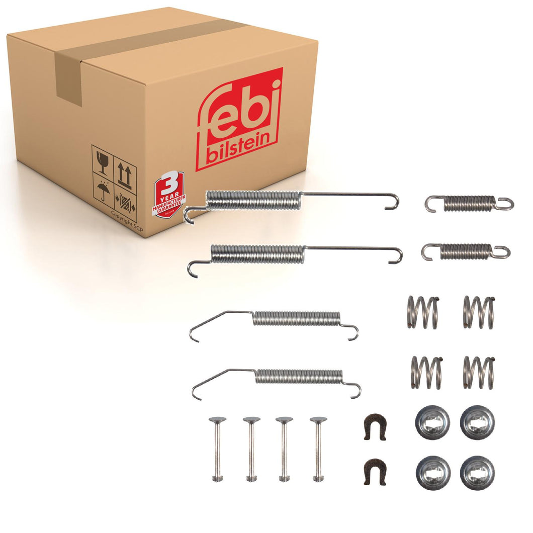 Rear Brake Shoe Fitting Kit Fits Peugeot Ion Nissan NV200 NV300 Febi 182588