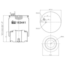 Load image into Gallery viewer, Air Spring Fits MAN TGA TGM TGS TGX OE 81436006039 Febi 183441