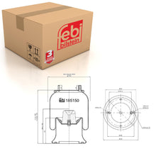 Load image into Gallery viewer, Air Spring Fits Meritor (ROR) Fruehauf (Crane) OE 21215891S1 Febi 185150