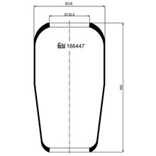 Load image into Gallery viewer, Air Spring Fits MAN E2000 EL F90 F2000 HOC M2000M OE 81436010126S1 Febi 186447