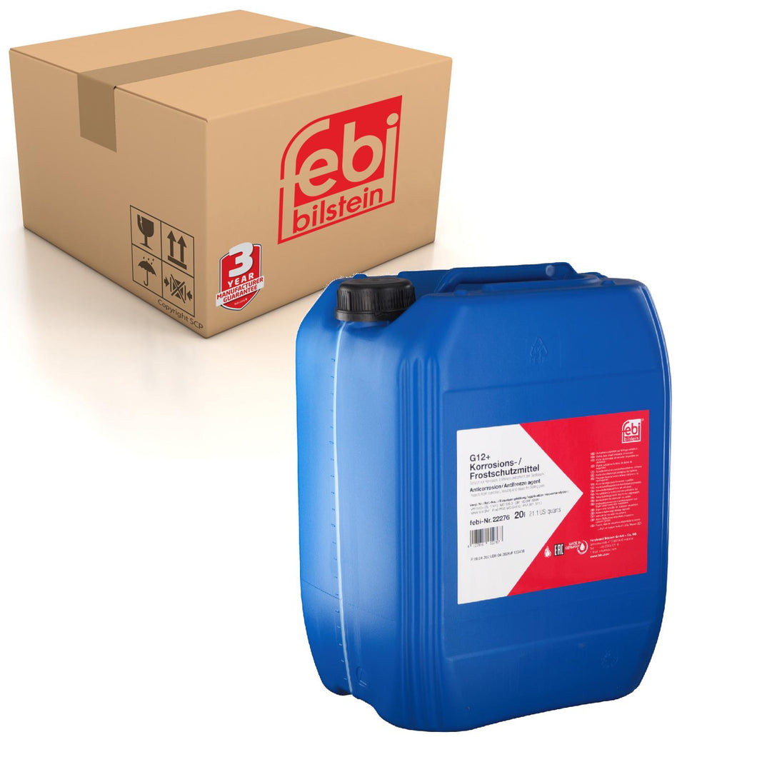 Pink Red Coolant Antifreeze Concentrate G12+ G12 Plus 20Ltr Fits Ford Febi 22276