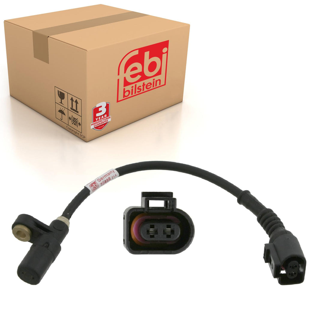 Rear Abs Sensor Fits Volkswagen Bora 4motion Golf Variant Skoda Octav Febi 23498