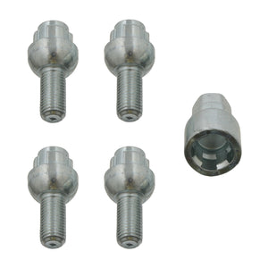 Locking Wheel Nut Bolt Kit Fits Volkswagen Amarok 4motion Caddy Pick Febi 27048