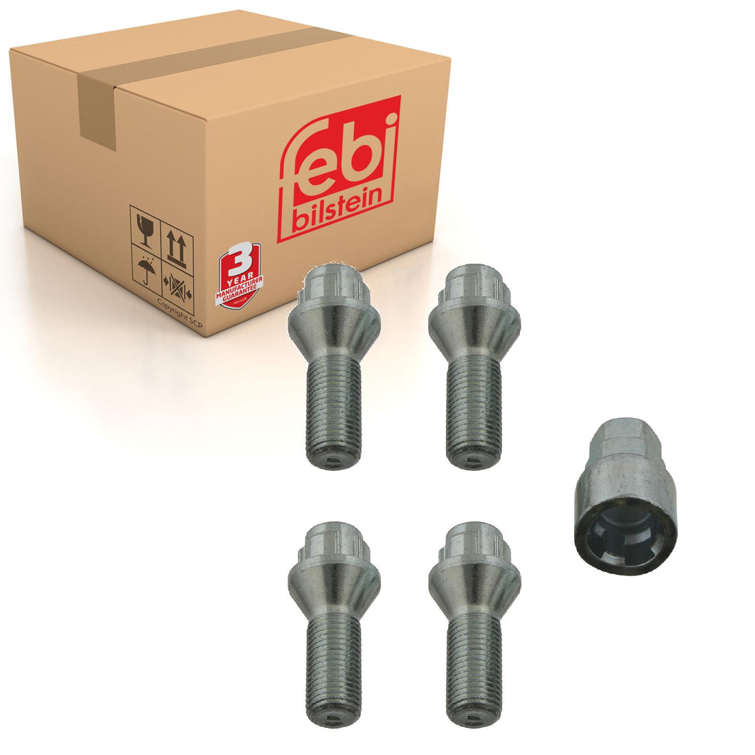 Locking Wheel Nut Bolt Kit Fits Ford OE B430 Febi 27055