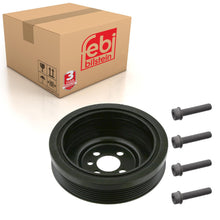 Load image into Gallery viewer, Decoupled Crankshaft Pulley Inc Bolts Fits Volkswagen Bora 4motion Ca Febi 33654