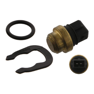 Coolant Temperature Sensor Inc Seal & Retaining Spring Fits Volkswage Febi 33874