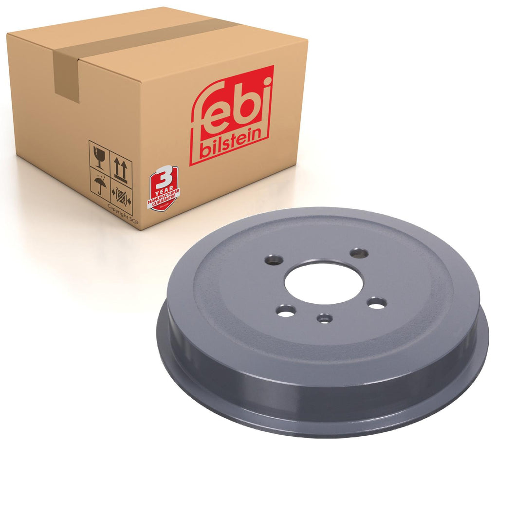 Rear Brake Drum Fits BMW 3 Series E30 OE 34211158556 Febi 04098