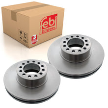 Load image into Gallery viewer, Pair of Front Brake Disc Fits MAN HOC NL SR TGA TGL TGM TGS TGX Febi 101728