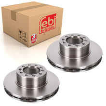 Load image into Gallery viewer, Pair of Brake Disc Fits Mercedes Benz Actros Antos Arocs Econic Febi 101734