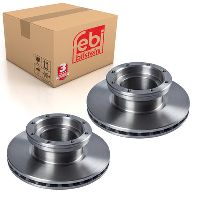 Pair of Rear Brake Disc Fits Mercedes Atego OE 9704231412 Febi 104291