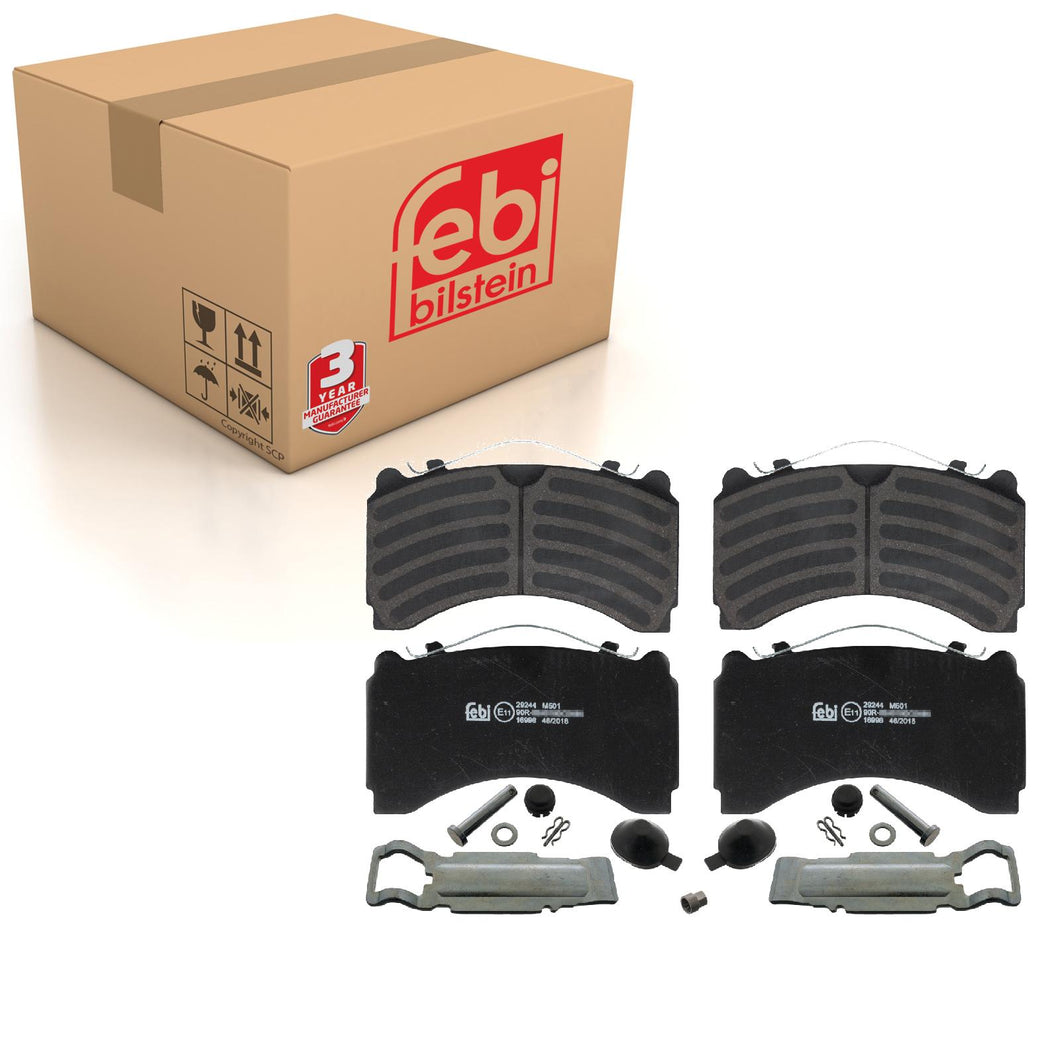 Rear Brake Pads Actros Set Kit Fits Mercedes 006 420 15 20 Febi 16996