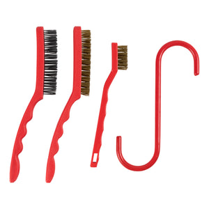 Wire Brush 3 Pack Set with Brake Caliper Hanging Hook Febi 176034