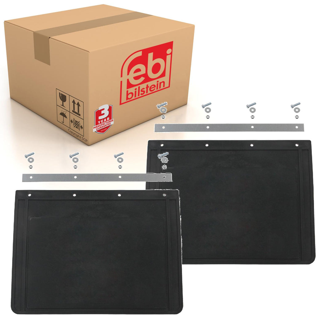 2x HGV Mud Flap 400 x 300mm Fits Universal Febi 179192