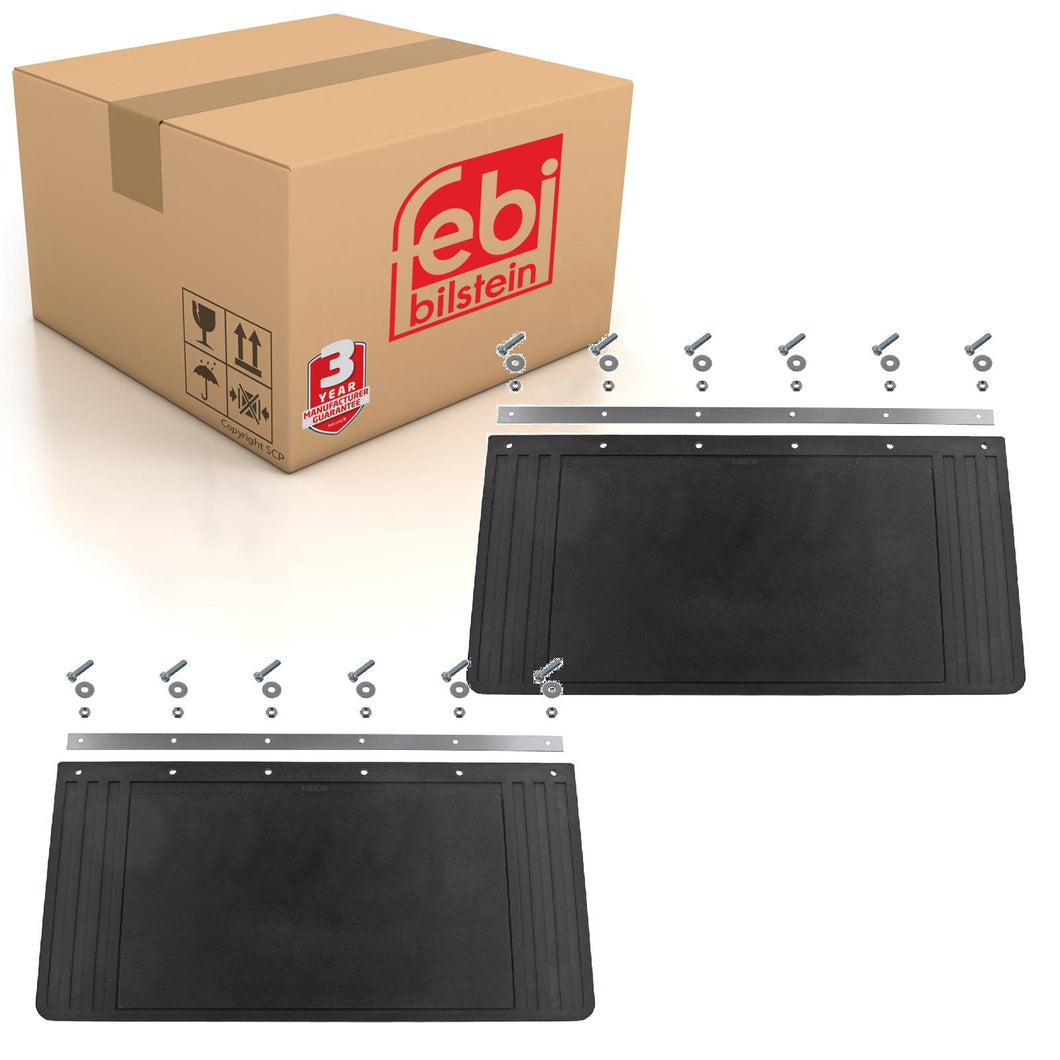 2x HGV Mud Flap 600 x 300mm Fits Universal Febi 179194