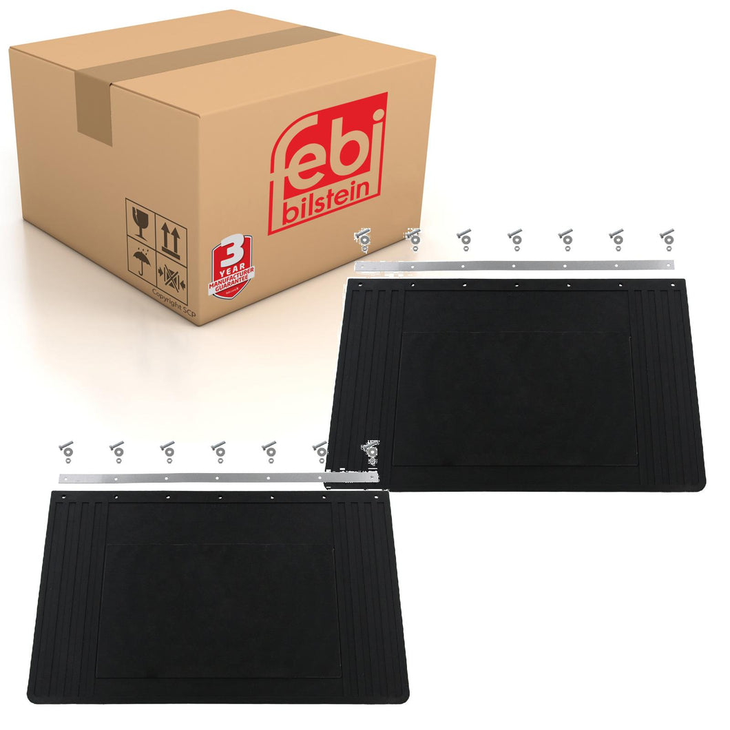 2x HGV Mud Flap 650 x 400mm Fits Universal Febi 179195