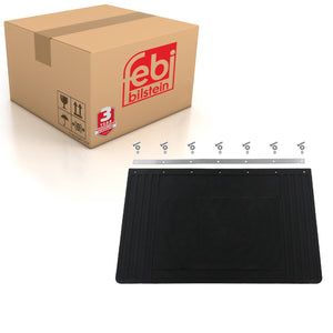 2x HGV Mud Flap 650 x 400mm Fits Universal Febi 179195