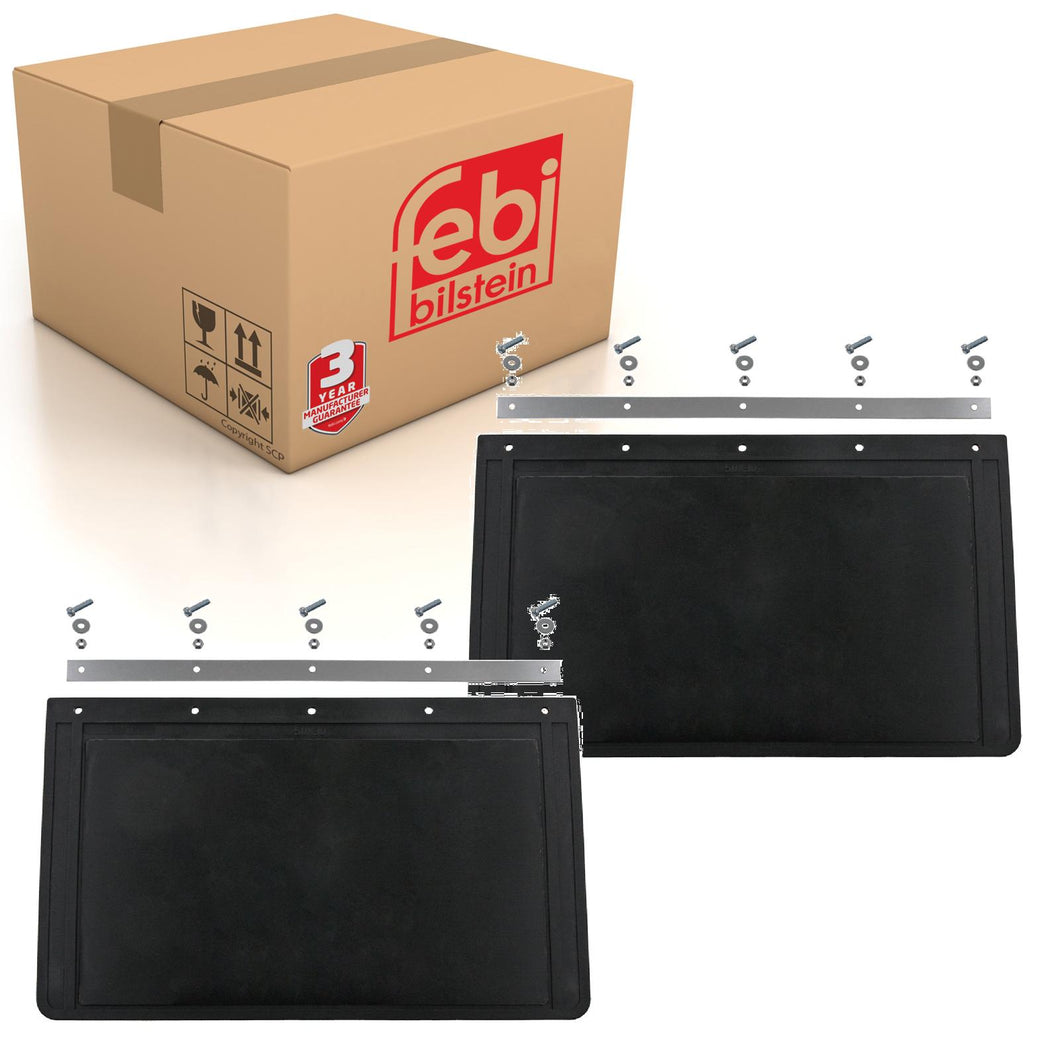 2x HGV Mud Flap 500 x 300mm Fits Universal Febi 179199