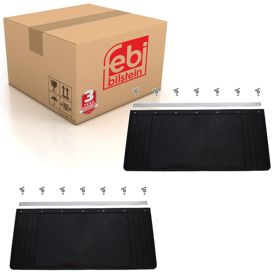 2x HGV Mud Flap 650 x 300mm Fits Universal Febi 179201