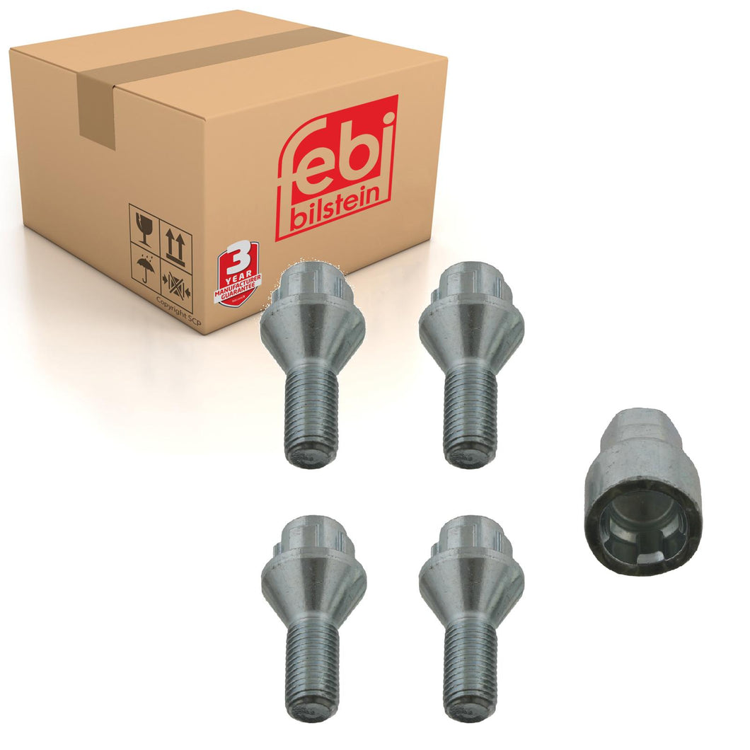 Locking Wheel Nut Bolt Kit Fits Ford OE B123 Febi 27047