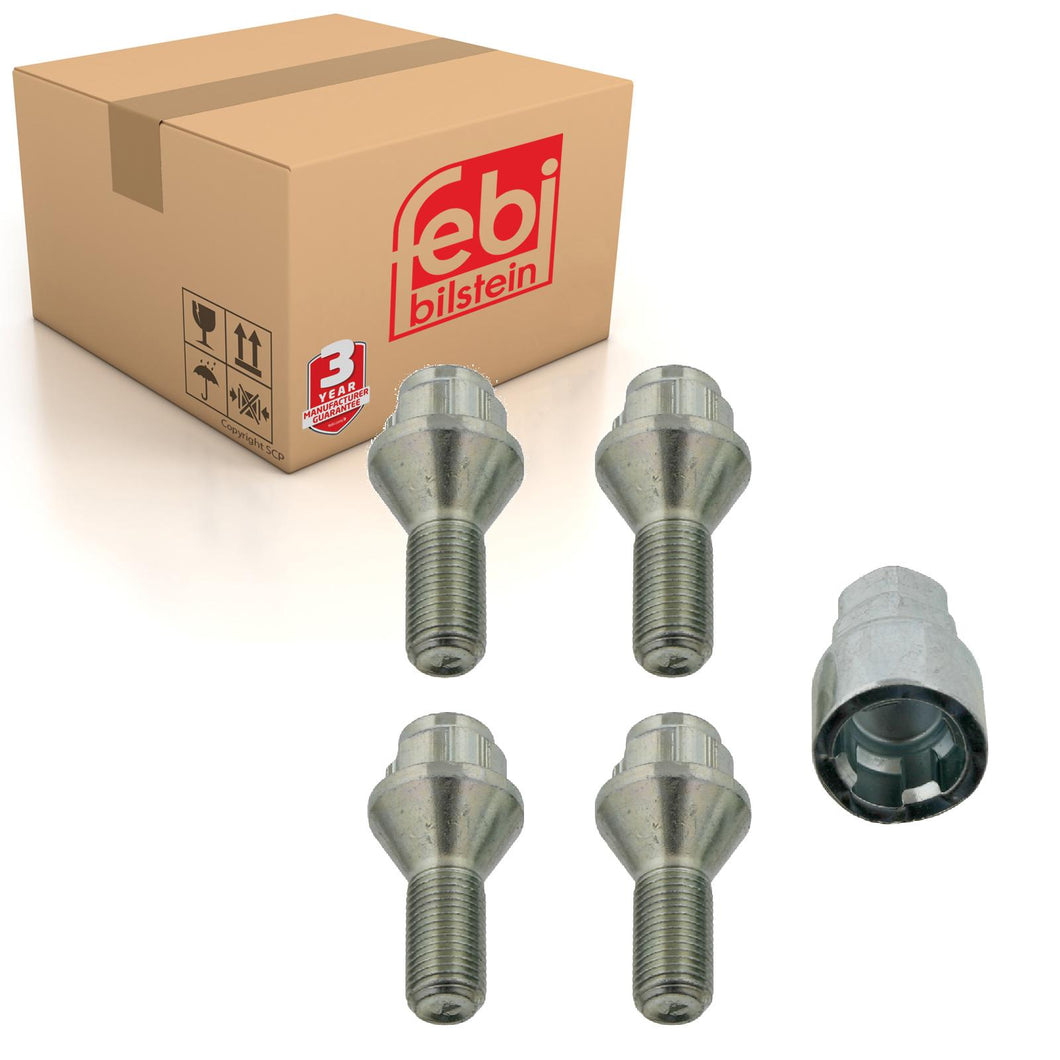 Locking Wheel Nut Bolt Kit Fits Alfa Romeo OE B323 Febi 27051