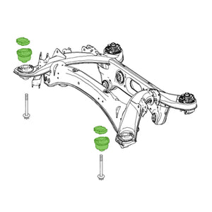 Rear Subframe Beam Front Mounting Fits Mercedes C-Class Febi 29360