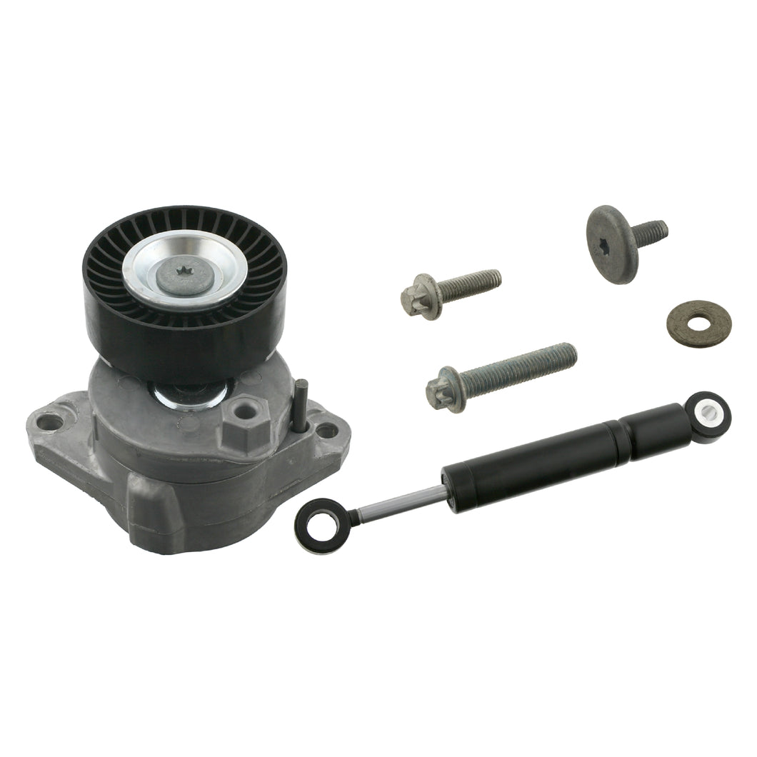 Auxiliary Belt Belt Tensioner Repair Kit Inc Vibration Damper Fits Me Febi 30460