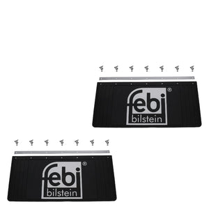 2x HGV Mud Flap 650 x 300mm Fits MAN DAF ROR Bergische Achsen Trucks Febi 30810