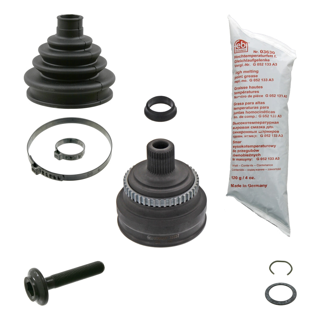 Drive Shaft Joint Kit Fits Audi quattro 90 Cabriolet 8G Coupe 8B Febi 33238