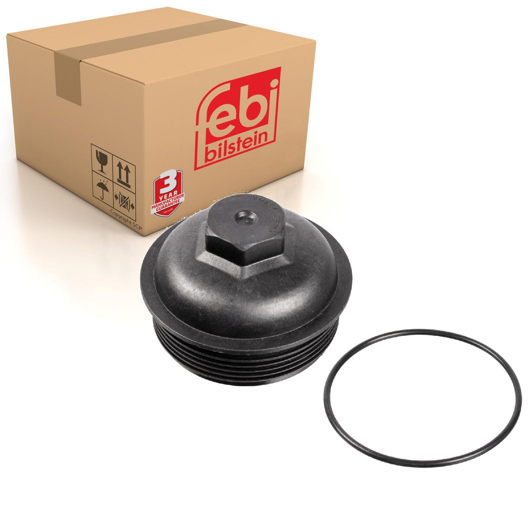 Oil Filter Housing Cap Inc Sealing Ring Fits Volkswagen Beetle Caddy Febi 39697