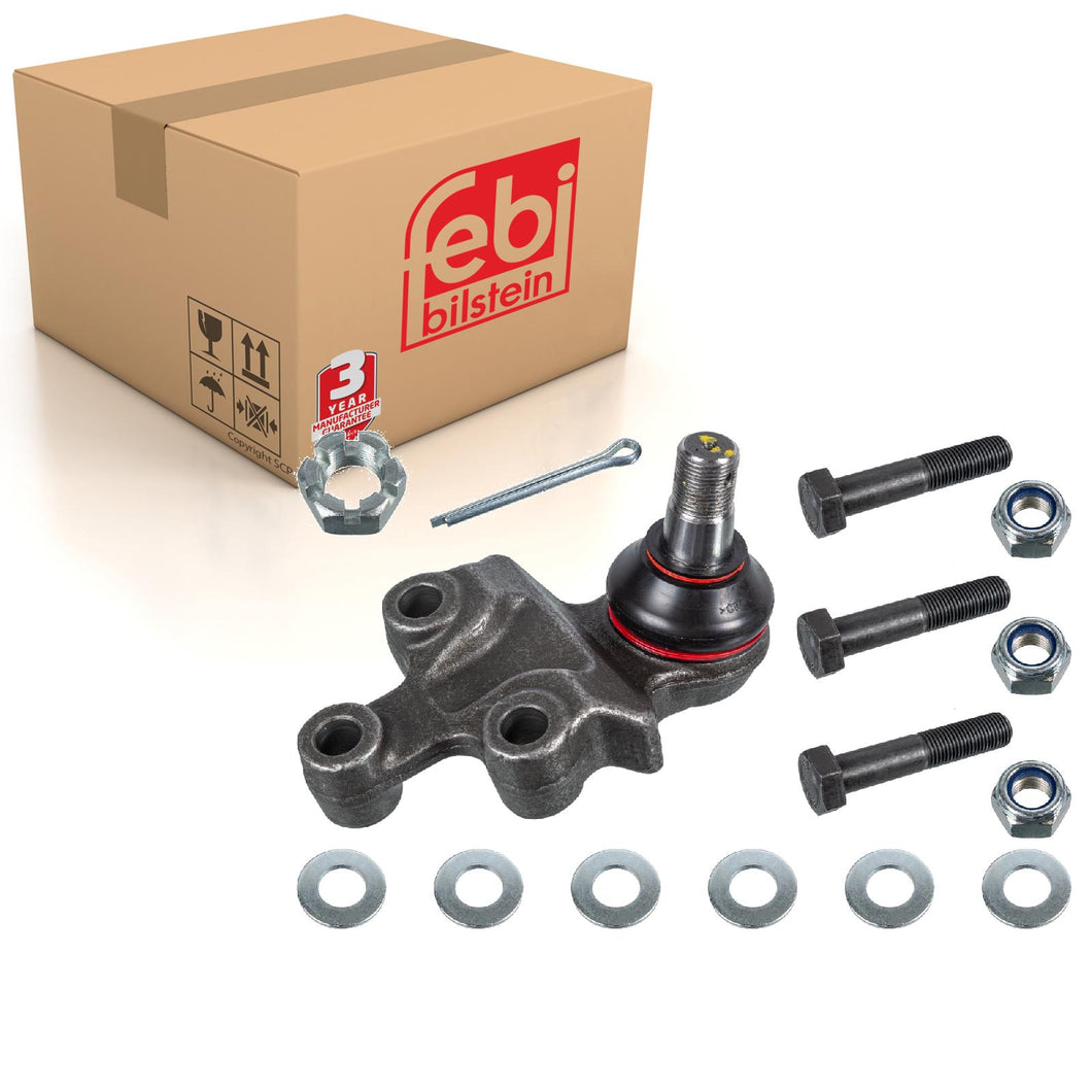 Front Lower Ball Joint Inc Castle Nut & Cotter Pin Fits KIA Sorento Febi 41689