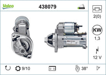 Load image into Gallery viewer, Starter Motor Fits Mercedes Class A Class B OE 51511101 Valeo 438079