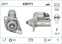 Load image into Gallery viewer, Starter Motor Fits Audi A1 A3 TT Seat Altea Ibiza Leon Toledo Skoda Valeo 438171