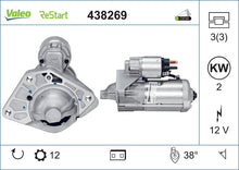 Load image into Gallery viewer, Starter Motor Fits Nissan Nv300 Qashqai Renault Fluence/Megane Gene Valeo 438269