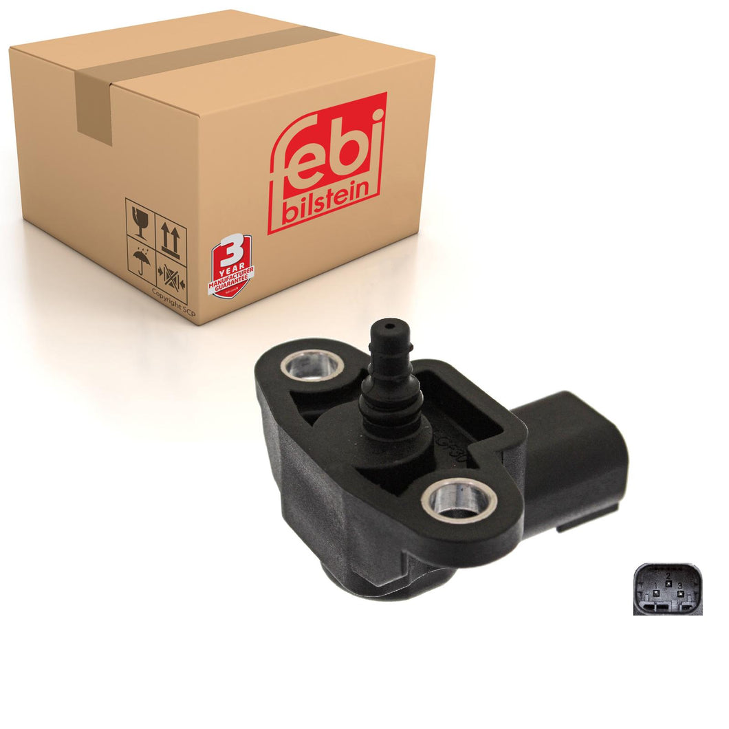 Boost-Pressure Sensor Fits Mercedes A-Class C-Class E-Class B-Class Febi 44466