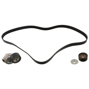 Auxiliary Belt Kit Inc Belt Tensioner & Idler Pulley Fits Neoplan CEN Febi 45970