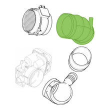 Load image into Gallery viewer, BMW Air Intake Hose Flow Sensor E46 1997-07 E36 1995-03 Febi 46034