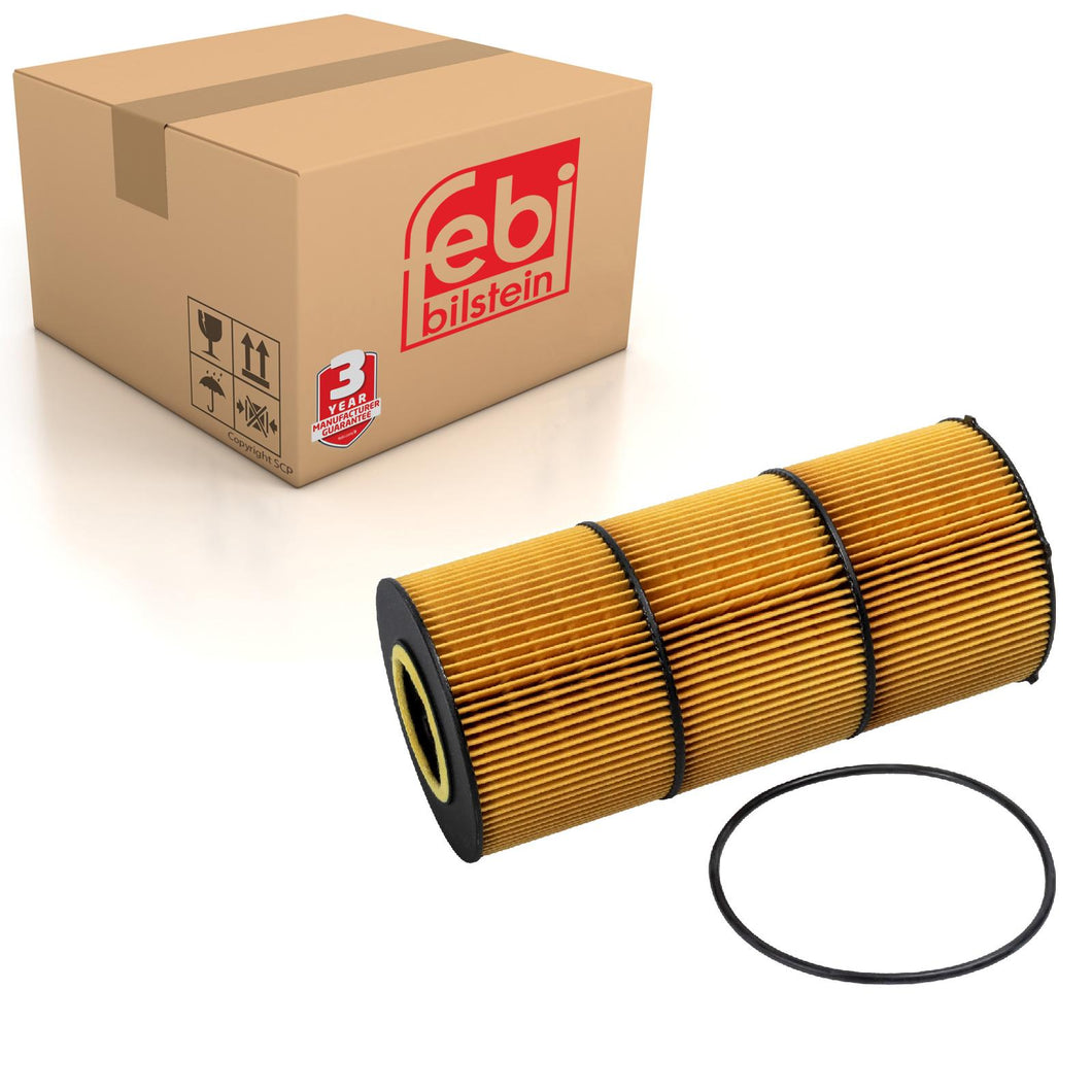 Oil Filter Inc Sealing Ring Fits Setra Serie 4 5Serie 400 500 Mercede Febi 49867