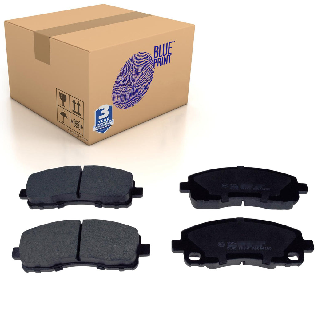 Rear Brake Pads Canter Set Kit Fits Mitsubishi MK529567 SK1 Blue Print ADC44280