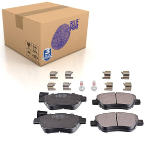 Front Brake Pads 500C Set Kit Fits Fiat 77366134 Blue Print ADL144214