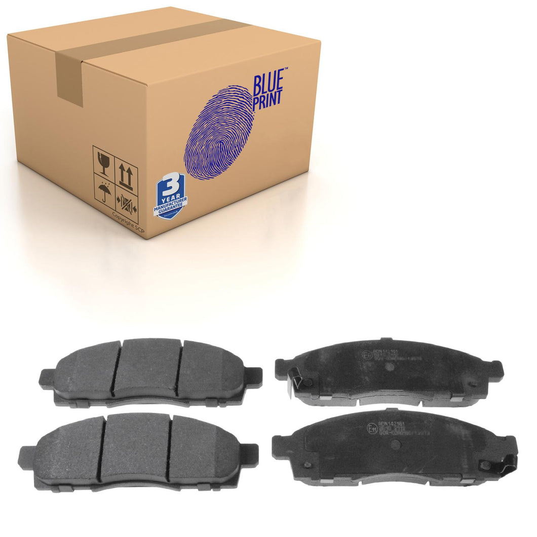 Front Brake Pads NV200 Set Kit Fits Nissan D1060-JX50B Blue Print ADN142161