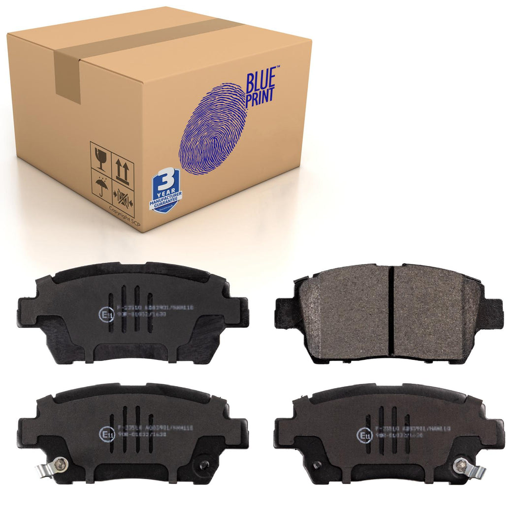 Front Brake Pads Yaris Set Kit Fits Toyota 04465-0W080 Blue Print ADT342105