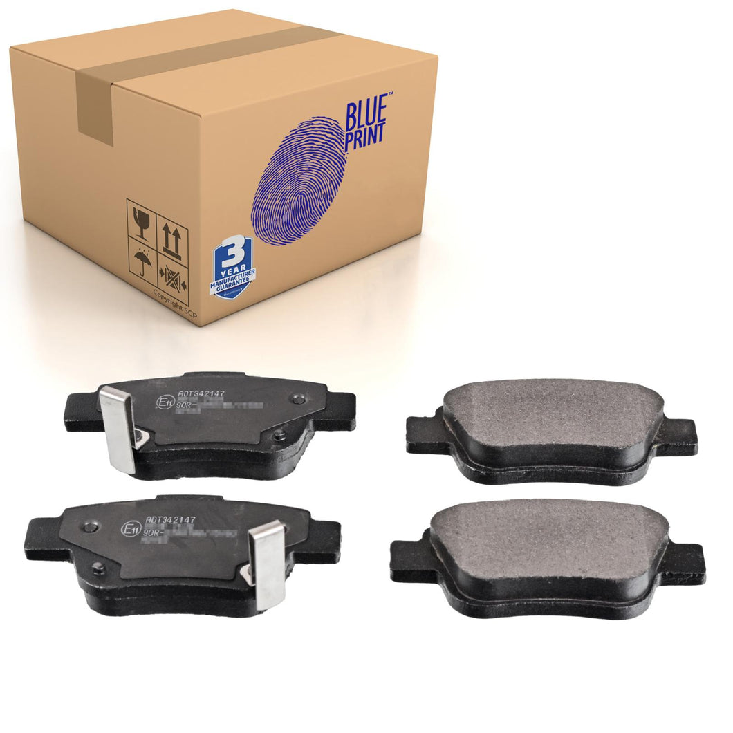 Rear Brake Pads Corolla Set Kit Fits Toyota 04466-05010 Blue Print ADT342147