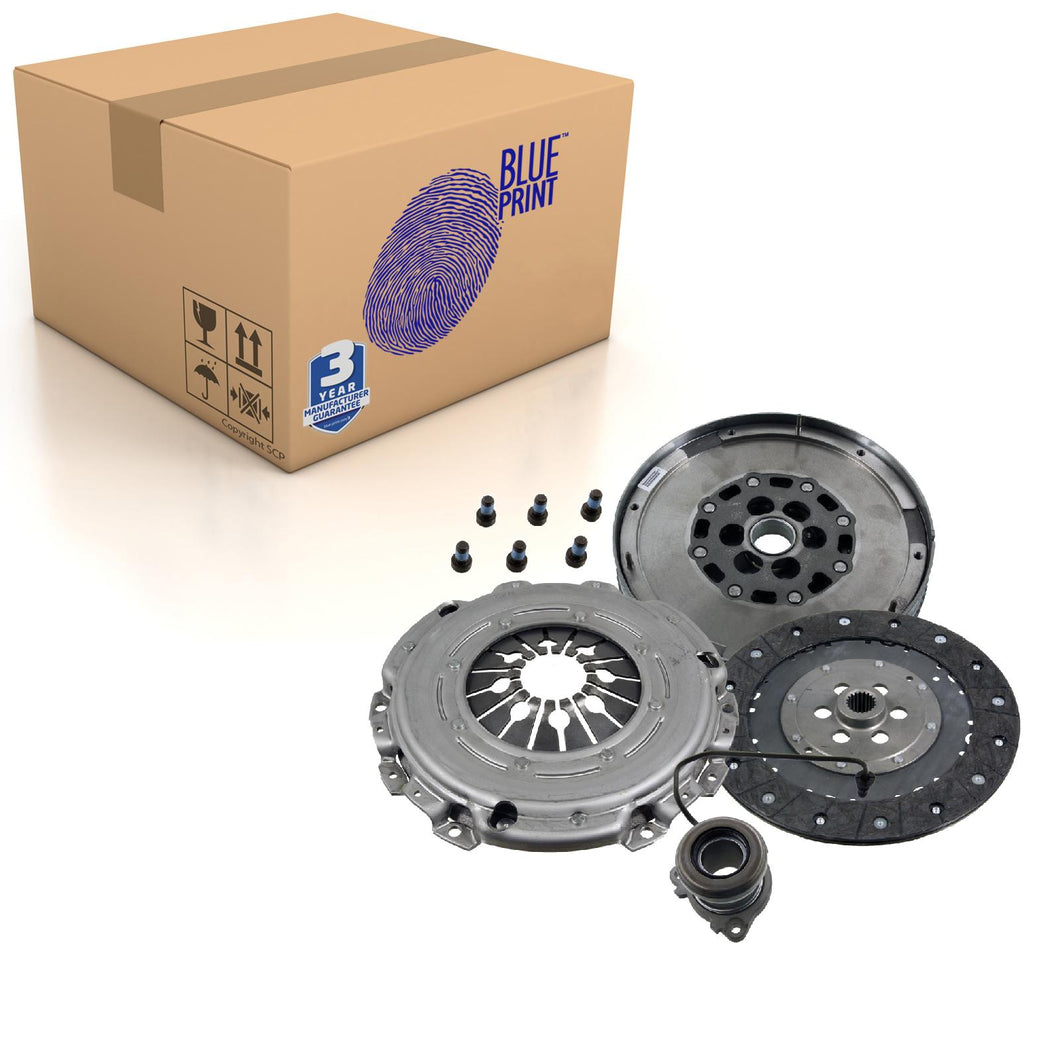 Clutch Kit Inc Dual Mass Flywheel & Concentric Slave Cylin Blue Print ADW1930122